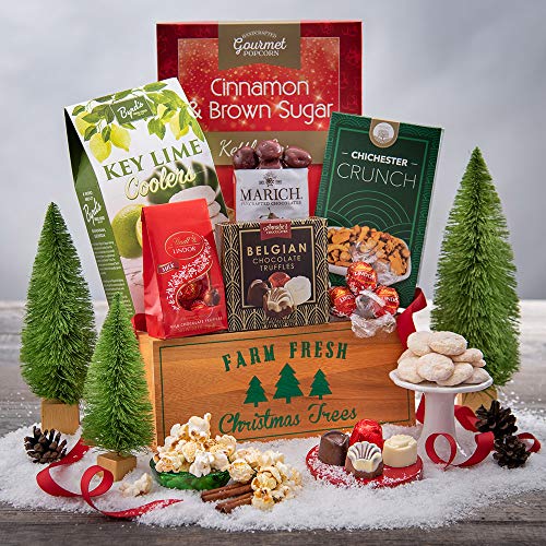 2019 Christmas Gift Crate - Holiday Gift Basket of Chocolate, Candy, Cookies, and Popcorn - //medicalbooks.filipinodoctors.org