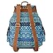 Vbiger Canvas Backpack Casual School Bag Travel Daypack for Girl (Blue)