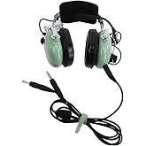 40128G-01 David Clark H10-60 Headset - Dual GA Plugs - Straight Cord