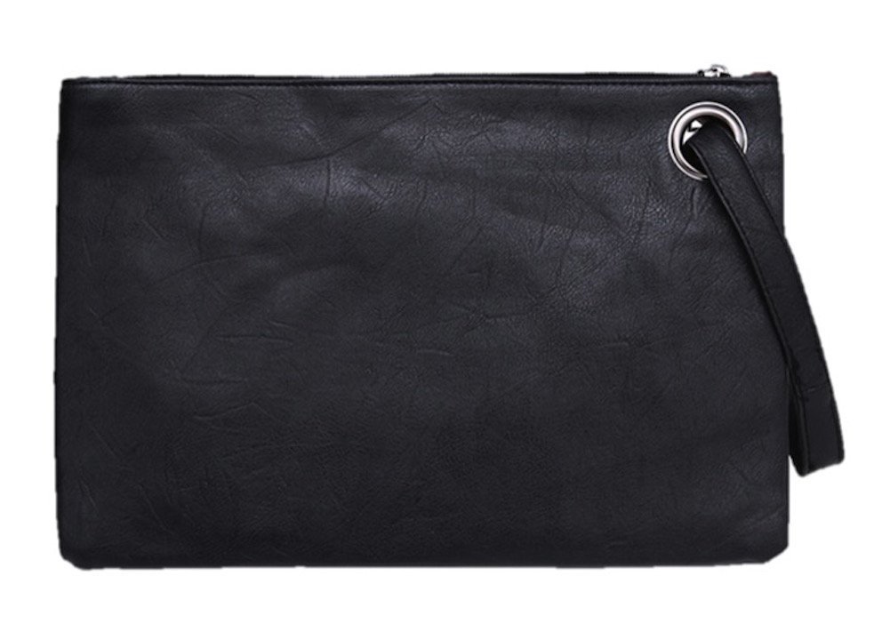 Fioeyr Oversized Clutch Bag Purse, Womens Large PU leather Evening Wristlet Envelop Handbag