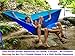 FLASH SALE! Chill Gorilla Pro Double Camping Hammock With Tree Straps. Blue. 4.7 Sq Ft Bigger Than Eno. Lightweight Weather Resistant RipStop Nylon. Perfect for Travel Hiking. Supports 661 lbs.