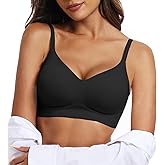 OEAK Womens Wireless Bras Comfortable Push Up Bra No Underwire Bra Full Support Lift Bralette Everyday Seamless Tshirt Bras