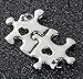 10 Autism Awareness Puzzle Piece Charms Silver Tone Asperger Syndrome (10 Heart Cut Out)