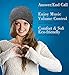 Bluetooth Winter Beanie Headphones, Knit Hat Slouchy Skullies Cap & Touchscreen Gloves Mitts Great Gift, Wireless Stereo Heatsets Speaker Microphone and Volume Control(Gray)