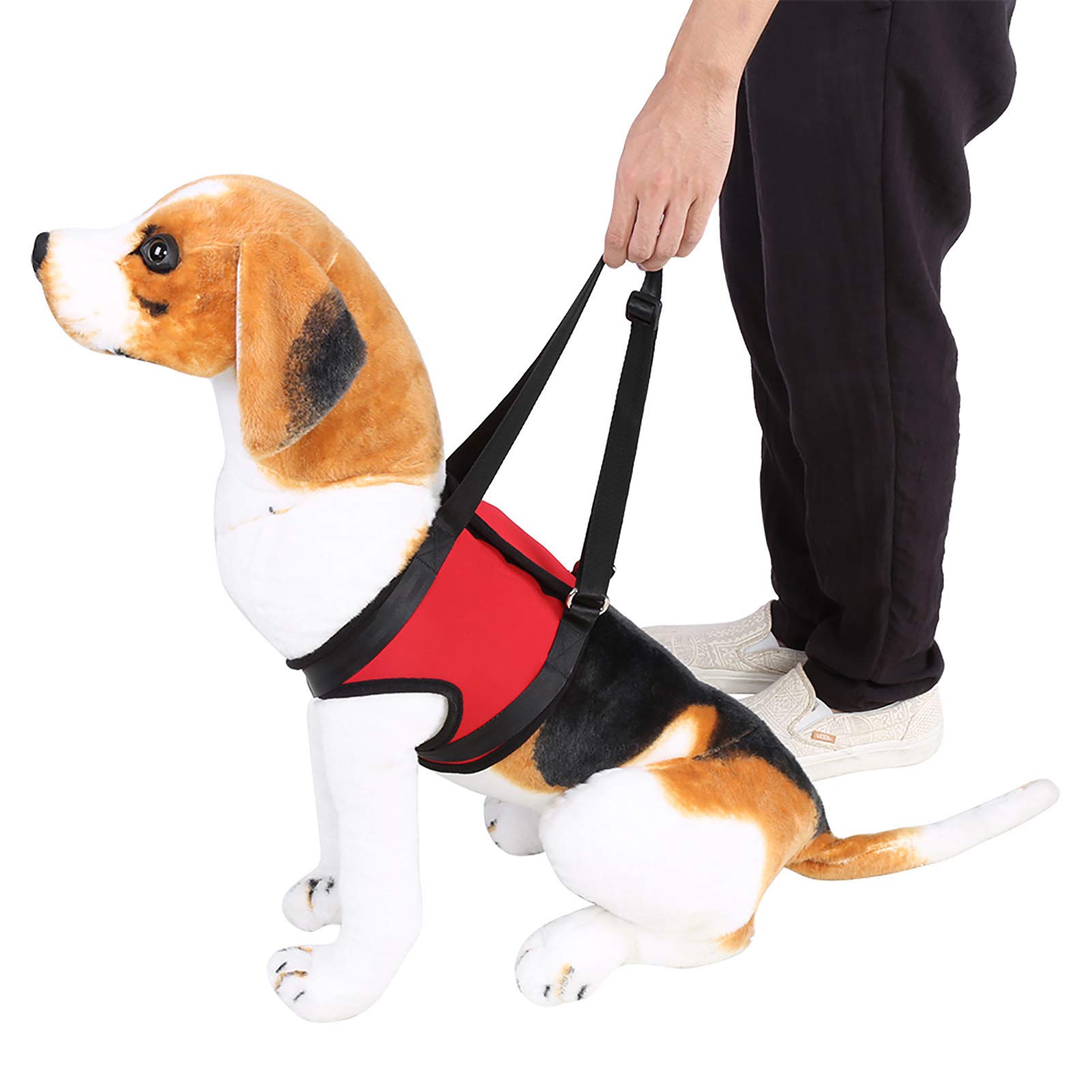 Dog Lift Harness for Front & Back Legs Support Sling, Hip Support Walking Aid for Senior Injured Disabled Dogs with Joint Injuries (Front Leg S)