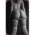 Vintage Metal Sign - Sexy Poster Nice Ass Pin up Girl Tin Signs Hot Woman Nude Posters Funny Bathroom Wall Decor Home Bar Restroom Garage Man Cave Decor 8x12 Inch