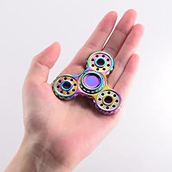 MAYBO SPORTS Gears Fidget Spinner,Solid Metal