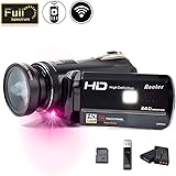 2018 Wifi Full Spectrum Camcorder, 1080P Full HD 30FPS Infrared Night Vision Paranormal Investigation Camcorder with Video Recorder 18X Digital Zoom - Ghost Hunting Camera (16GB SD Card Included)