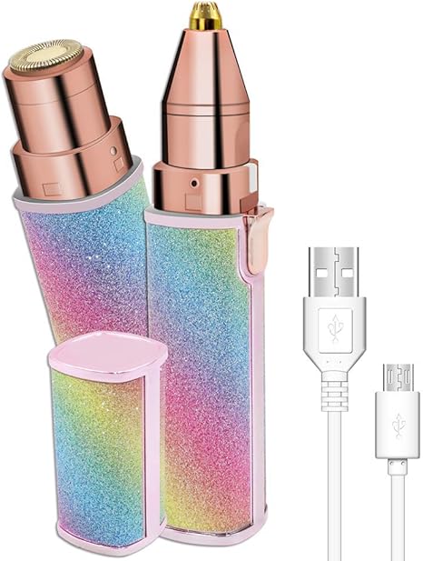 Amazon Co Jp カラフルレディースシェーバー 口紅型 電動 フェイスシェーバー 脱毛器 顔用 Usb充電式ミニシェーバー 産毛 シェーバー 女性用 顔剃り ミニ ムダ毛 カッターお肌に優しい 携帯便利 ホーム キッチン