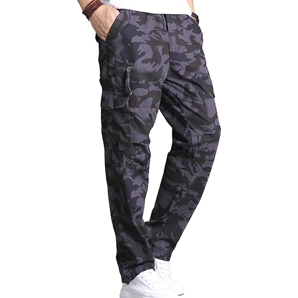 Amazon.com: KGYA Men's Camo Cargo Pants, Tactical Baggy Jeans