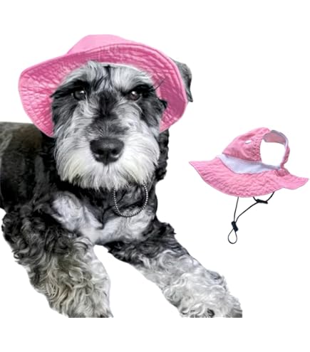 Dog Sunhat POPETPOP 5pcs Adjustable Pet Head Decor Dog Sun Hat For