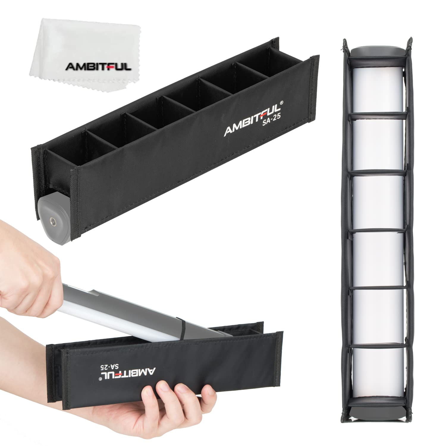 AMBITFUL SA-25 Tube Light Accessories Softbox Stick Light Grid for LED Tube Light Grill Grid(Tube Light Softbox SA-25)