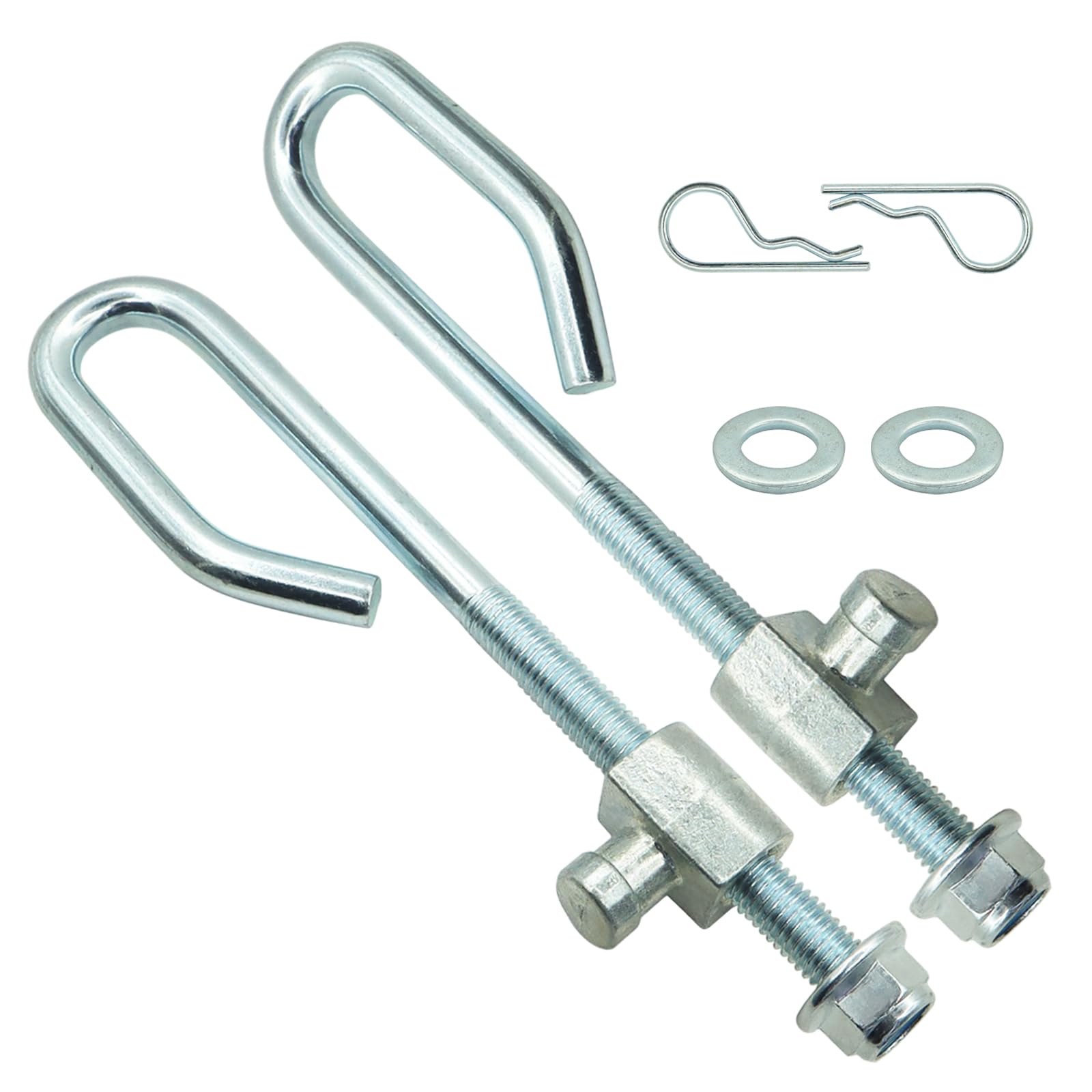 Photo 1 of 2 Set of GX24864 Mower Deck Lift Linkage Rod kit Compatible with John Deere D100 D105 D110 D120 D125 D130 D140 D150 D155 100 Series Tractor