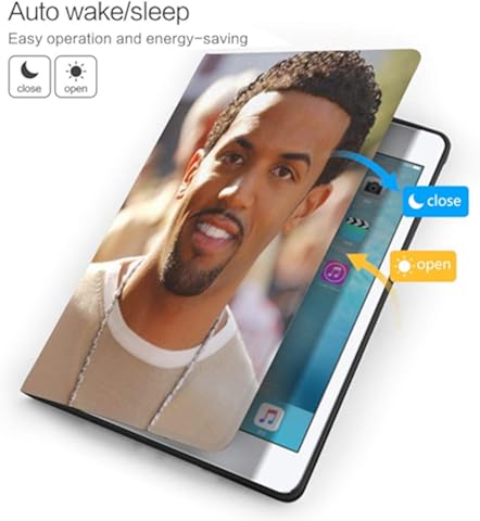 Wehoiweh Cra-Ig David, carcasa antiarañazos delgada y ligera con soporte ajustable, función de reposo/despertador, protección trasera para iPad Air3 10.5 iPad 7ª 10.2 talla única