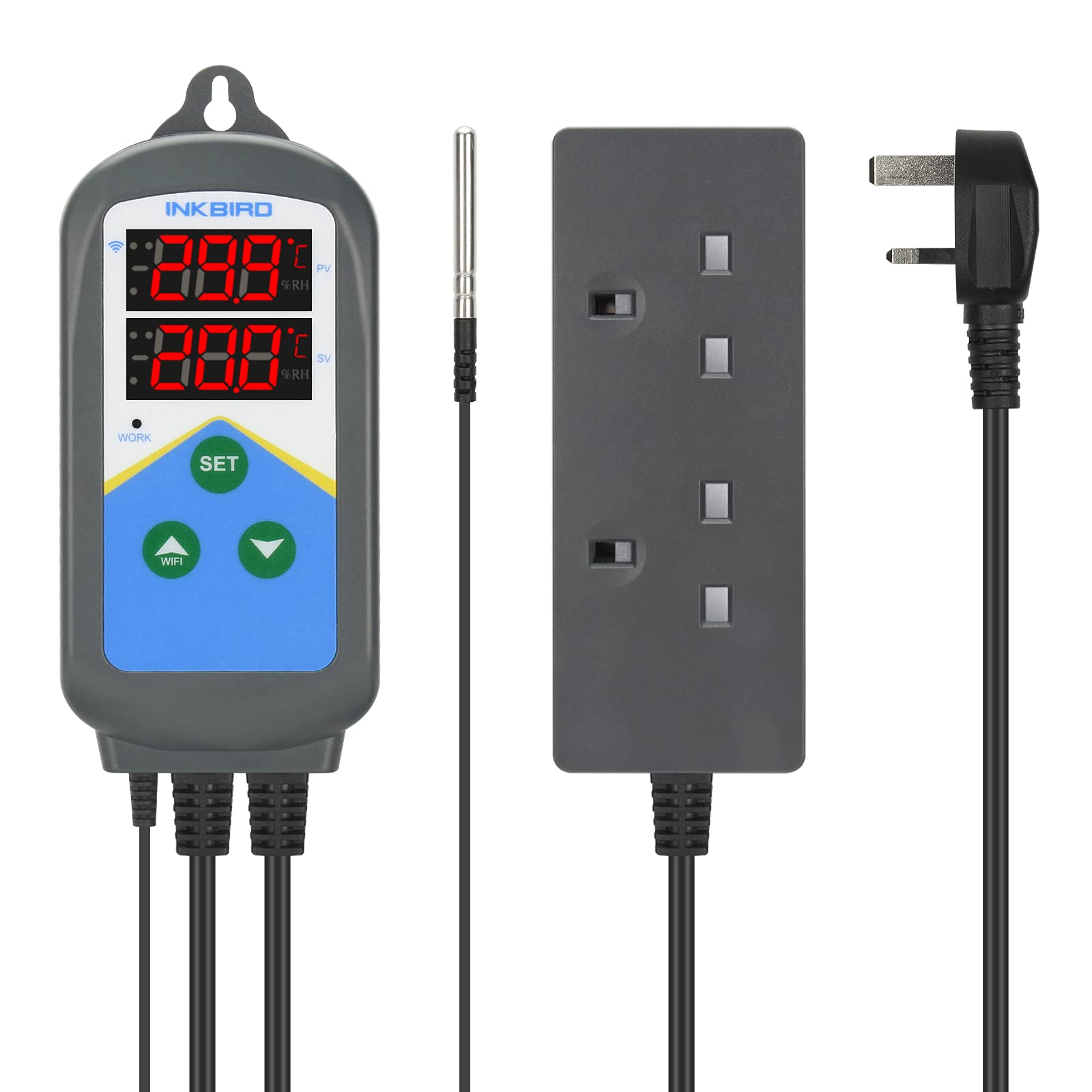 Inkbird ITC306TWIFI Thermostat Digital Reptile Thermostat Day Night