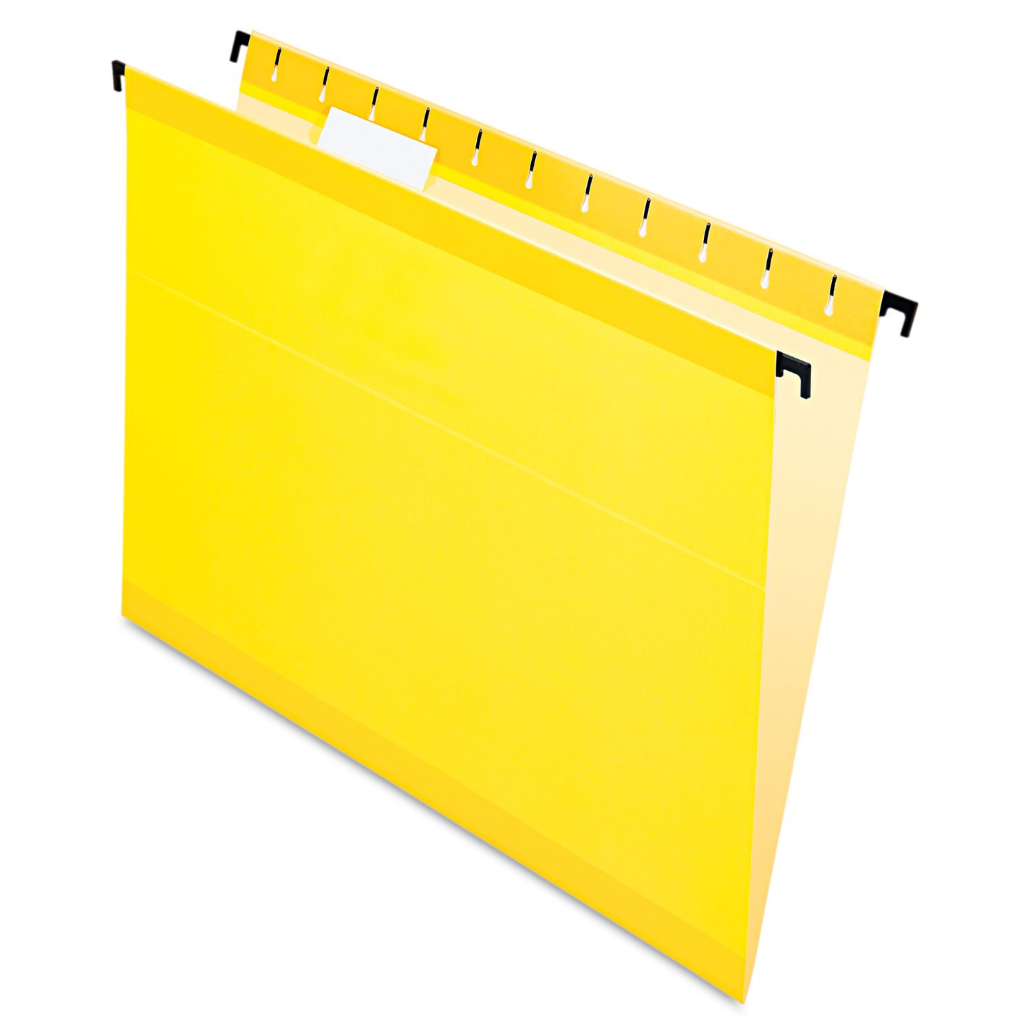 Pendaflex SureHook Reinforced Hanging Folders, Letter Size, Yellow, 20 per Box (6152 1/5 YEL)
