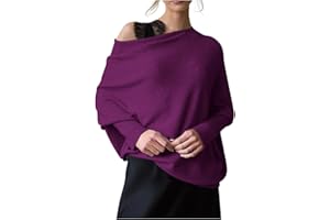 GOFULY Light Weight Sweaters for Women Casual Dolman Long Sleeve Tops Winter Knit Drop Shoulder Sweater Fall Jumper Tunics