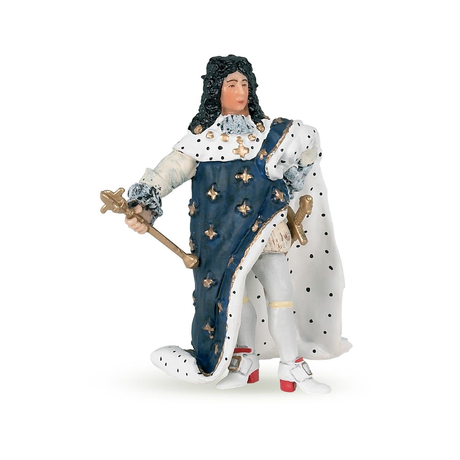 Papo - Realistic Louis XIV Figure - Ages 3+ - Historical Collection - Educational Play King Of France - Gift Idea Toy for Girls and Boys