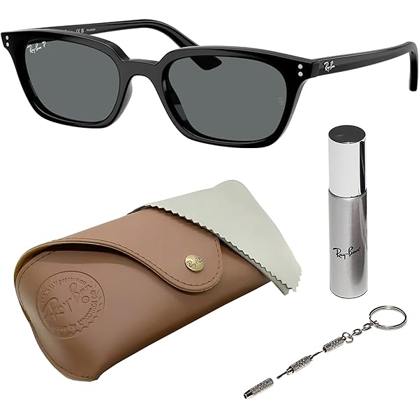 Amazon.com: Ray Ban sunglasses RB2027 PRE, 601/W1 Black (Crystal