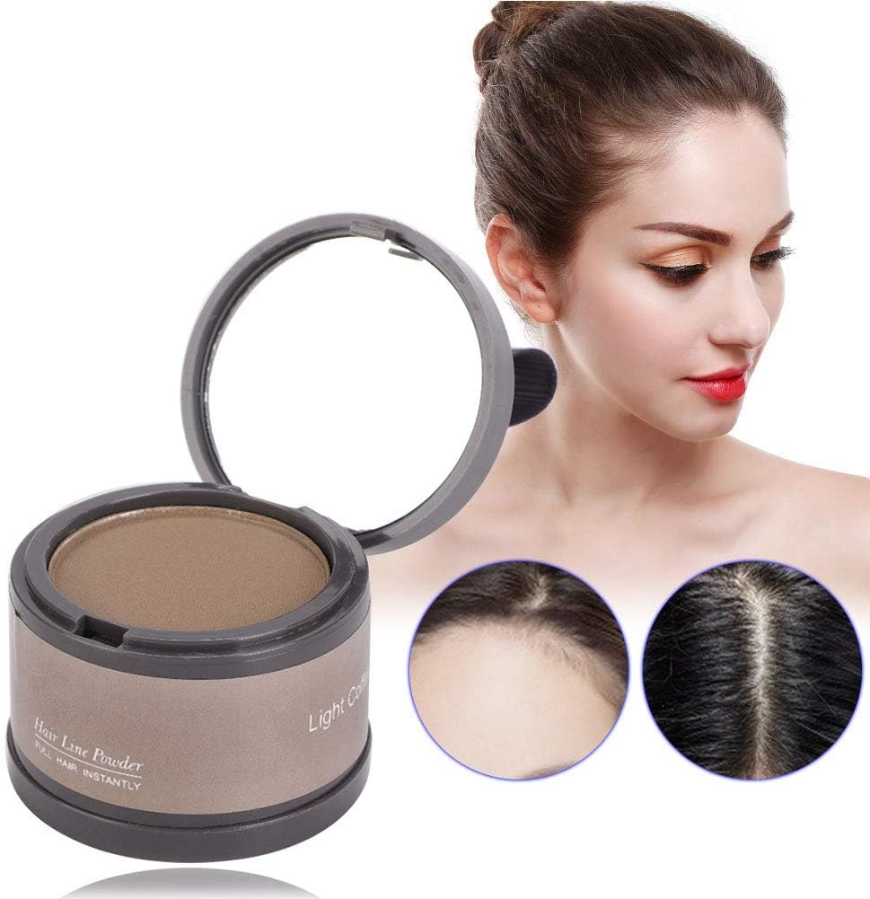 Fluffy Thin Hair Powder, Fine Hair Makeup Line Shadow Concealer Cover