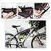 Bike Bag Triangle Bag, EKOOS Bicycle Frame Handlebar Bag Waterproof Cycling Large Storage Pouch Top Tube Pack Bag for Road Mountain Cycling (Black with Red)