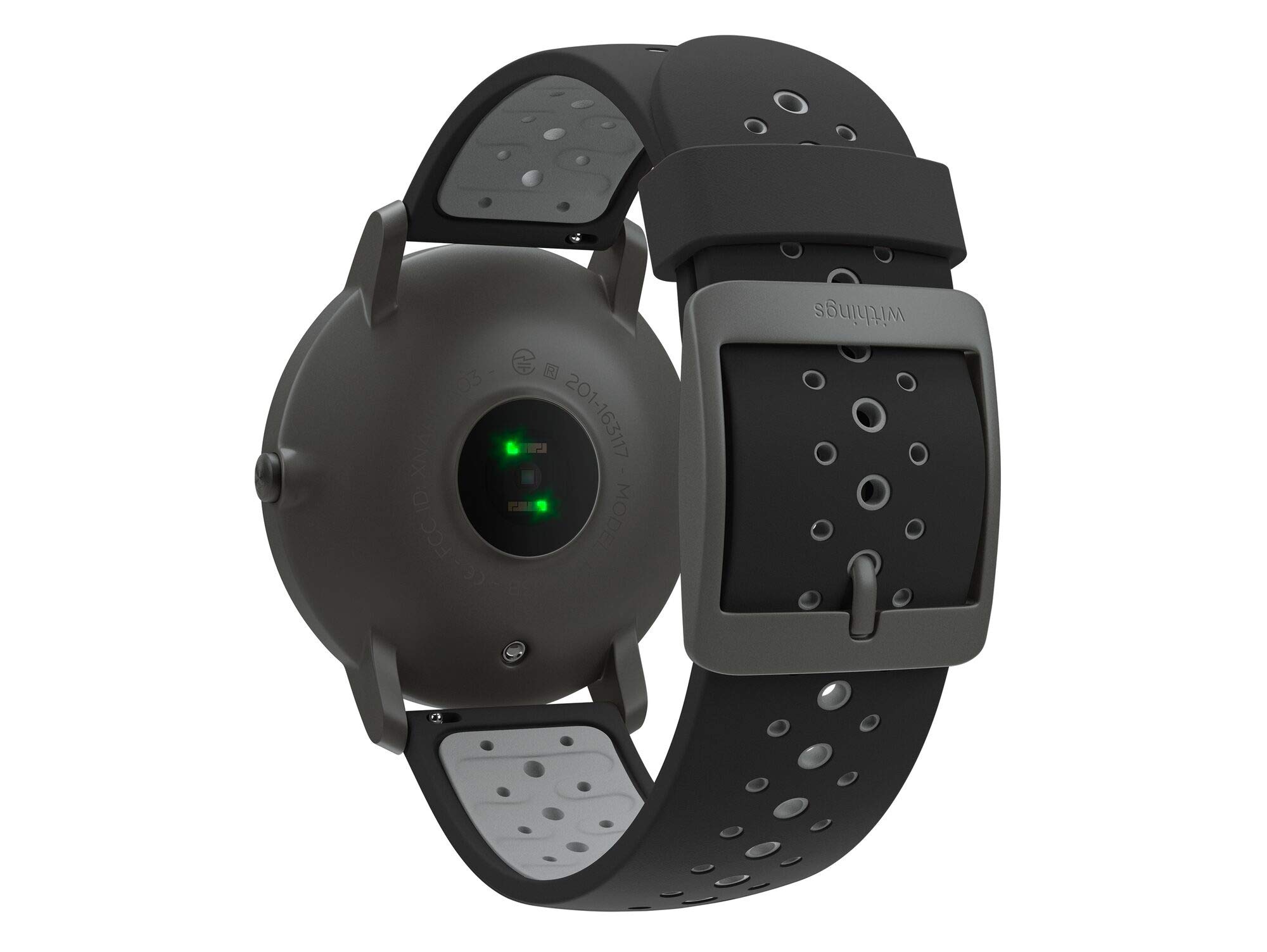 Withings Steel HR Sport - Multisport hybrid Smartwatch, connected GPS, heart rate, fitness level via VO2 max, activity and sleep tracking, notifications