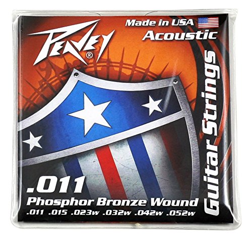 Peavey Phosphor Bronze-Balanced Acoustic Guitar Strings 11s