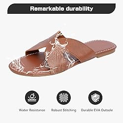Toybdsunx Women's Flat Slide Sandals Summer Open