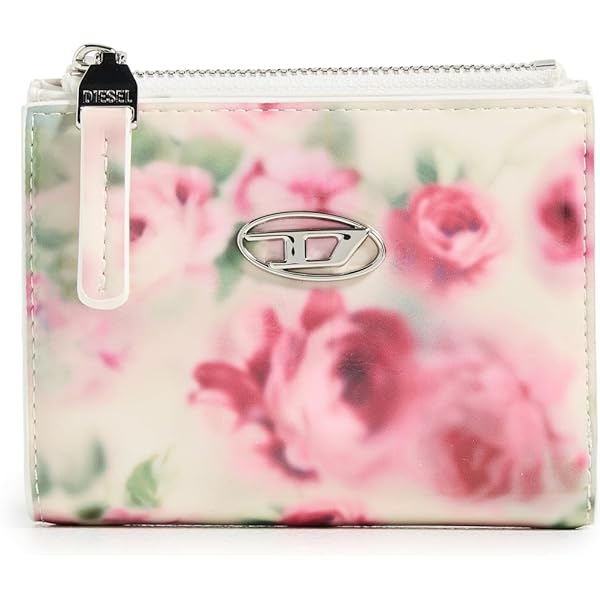Diesel 1DR BI-FOLD Zip II Wallet Black at Amazon Women's Clothing