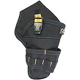 CLC Custom Leathercraft 5023 Deluxe Cordless Poly Drill Holster, Black