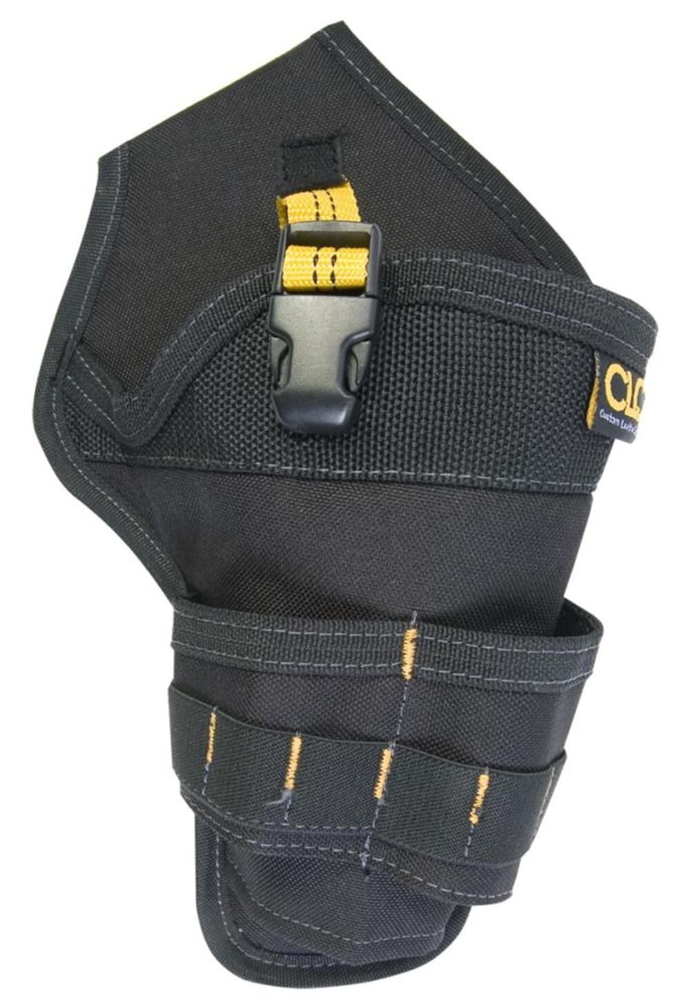 CLC Custom Leathercraft 5023 Deluxe Cordless Poly Drill Holster, Black