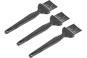 PATIKIL Anti Static ESD Brush Cleaning Keyboard Brush Nylon 3pcs for Computer Keyboard PCB Motherboards Laptop 30x140mm