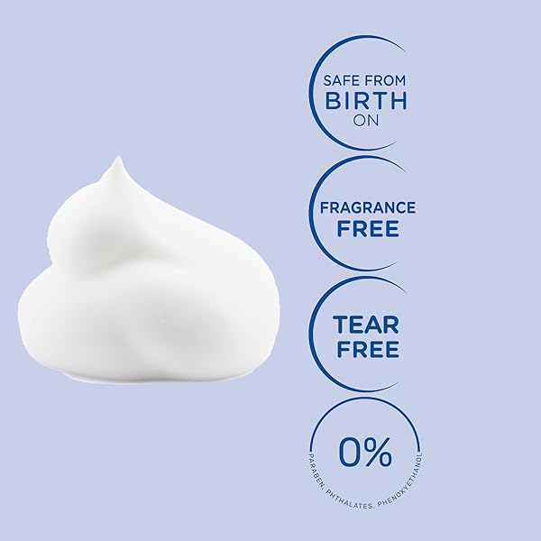 MUSTELA CRADLE CAP FOAM SHAMPOO FOR NEWBORN – BABY SHAMPOO WITH NATURALLY DERIVED AVOCADO POLYPHENOLS – TEAR-FREE & FRAGRANCE-FREE – 5.07 FL. OZ.