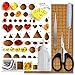 JUYA Paper Quilling Kit with Pink Tools 960 Strips Board Mould Crimper Coach Comb (Paper Width 5mm)