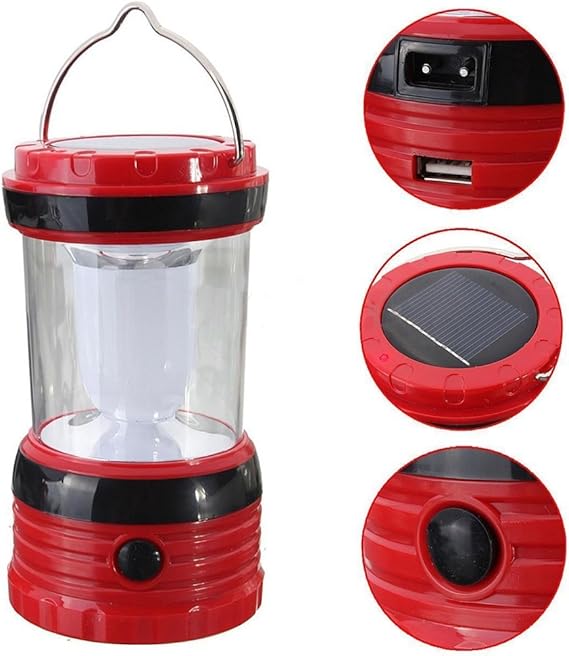 New Rechargeable Solar Mobile Power Bank Lantern Lamp