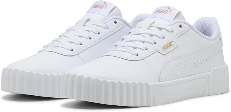 Damen Carina Adult Sneaker, Puma White Puma Gold, 41 EU — Foto 2 von 7
