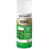 Rust-Oleum Vinyl White Spray Paint | Restores Vinyl Surfaces, Upholstery, Seats &amp; Interior Trim, Flexible Finish Resists Cracking, 11 Oz