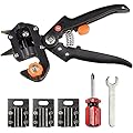 TeekLand Garden Patio Lawn Fruit Tree Pruning Shears Scissor Grafting Cutting Tools Kit Black