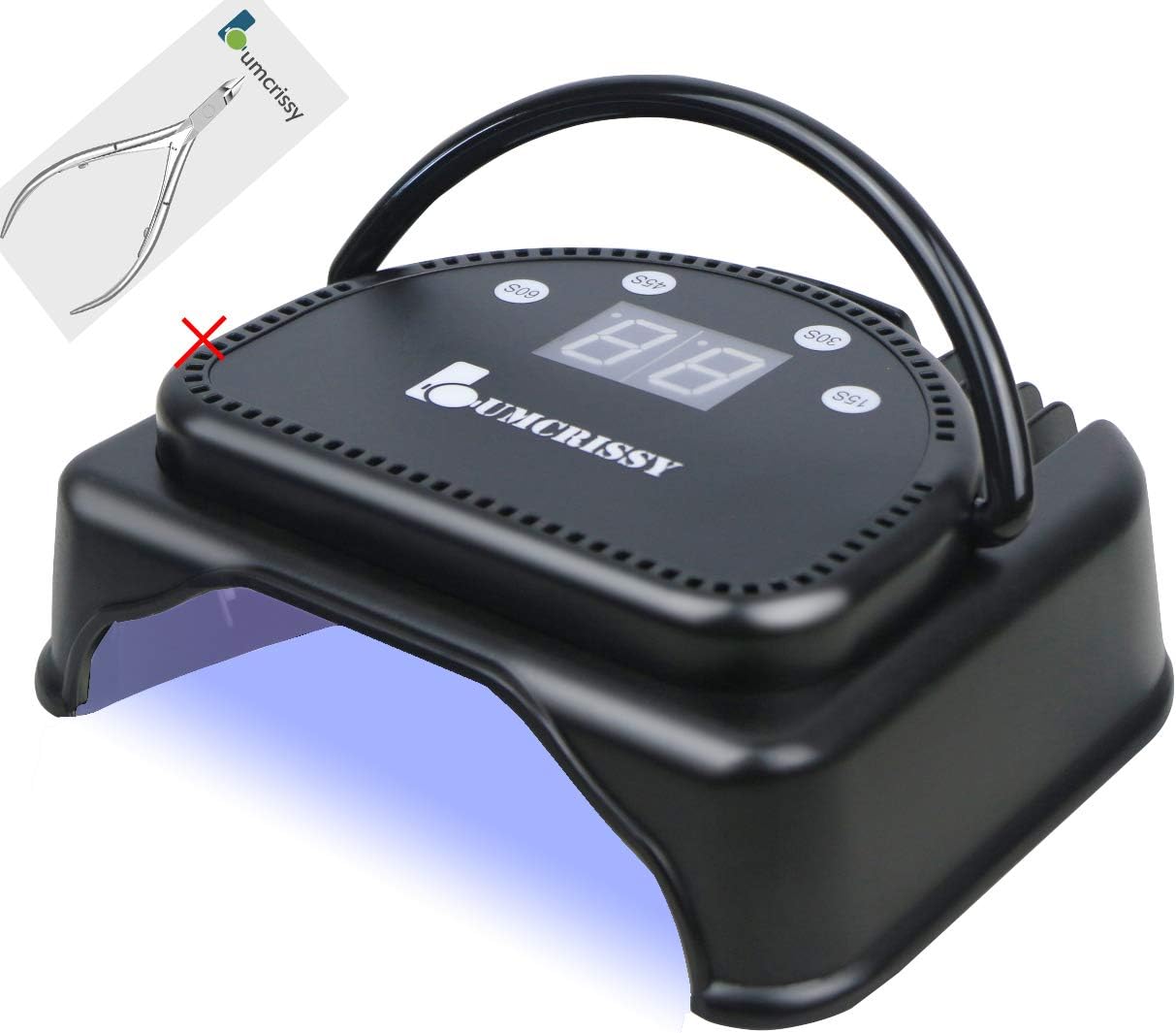 64W Professional LED Nail Dryer-Lumcrissy Quikly Dry Nail Gel Lamp Curing for LED UV Gel Nail Polish With Touch Sensor