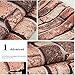 QIHANG Red Brick Wall Modern Wallpaper Textured Bricks PVC Wallpaper 0.53m x 10m=5.3㎡