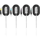 Replacement Probes 4 Packs Improved Stainless Steel Additional Probes Wire for Grill Thermometer by WEINAS