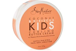 SheaMoisture Coconut & Hibiscus Kids Curling Butter Cream, 6 Ounce