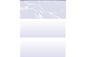 CAROUSELCHECKS Blank Laser/Computer Checks Top Style (Blue Marble, Qty. 500)