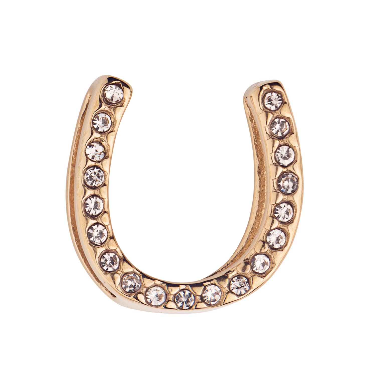 Kistanio - Horseshoe Charm with Zirconia for Mesh Bracelet | Horseshoe Charm | Charm Bracelet Charms, Cubic Zirconia,