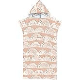 LOMTRATS Quick Dry Surf Poncho Changing Towel Robe Hoodie for Men Women,Swimming Beach Surfing Diving Home Hot Springs Bathing(Adult-M)