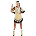 fun shack Native American Costume Women, Native American Dress for Women, Warrior Princess Costume Women