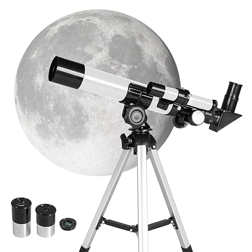 Astronomical Telescope with Tripod, 40mm Waterproof Magnification