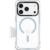 ORNARTO Air Case for iPhone 17 Pro Clear | Military-Grade Drop Protection | Camera Control Button | Compatible with MagSafe | Built-in Air Phone Cover - Light Blue