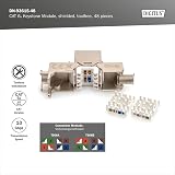 Digitus Cat-6A Shielded Keystone Module RJ45 Socket 48 pcs 500MHz 10GBase-T AWG view 8