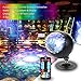 Tomshine Disco Ball Lights for Parties LED Strobe Lights Disco Ball Light Stage Effect [10W Wide Angle] Water Wave Projector 7 Color DJ Lighting for Club Bar Wedding Birthday Party